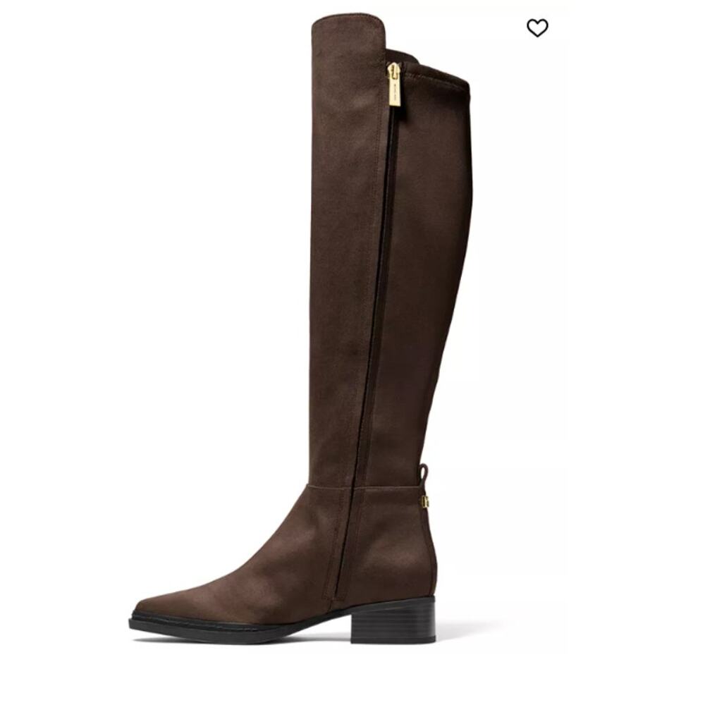 Michael Kors Women's bromley Block Heel brown Boots size 5.5 M - Picture 2 of 8